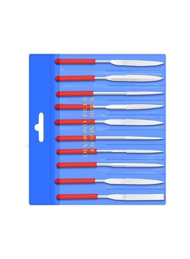 3DINNOVATIONS 10Pcs Mini 140 * 3mm Needle File Set Tools Diamond Round Files for 3D printed models,Fine Metal Sanding, Sanding, Jewelers, Hobby, Wood, Saw, Miniature, Jewelry, Plastic - Image 2